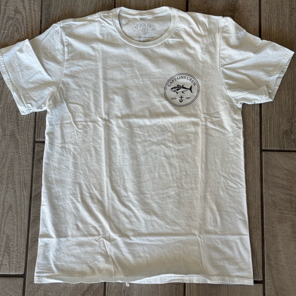 White captains crew Graphic T-Shirt